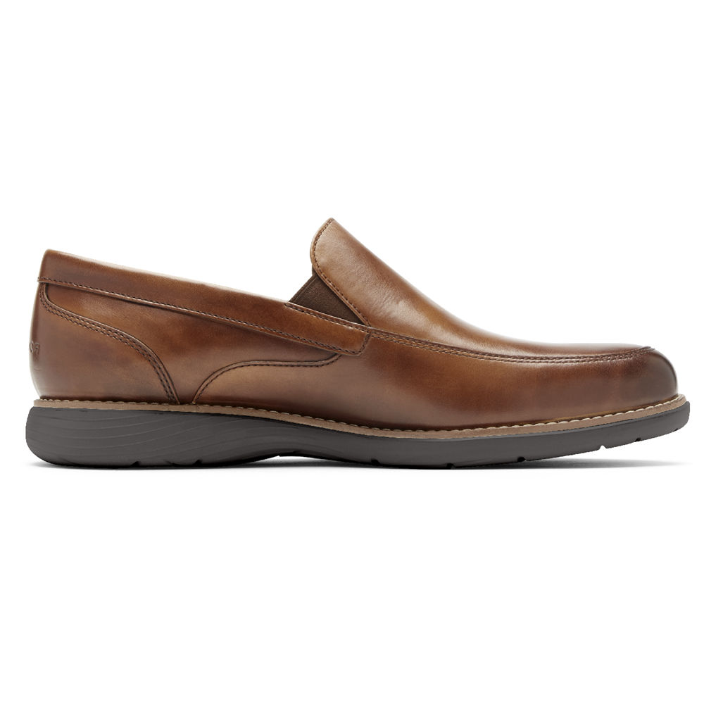 Rockport Loafers For Mens Brown - Garett Venetian - DM8697105